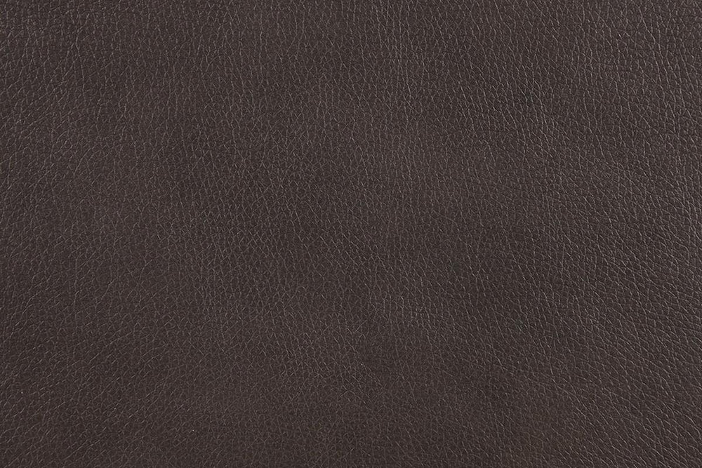 Linzi Espresso Fabric Reversible Sectional Sofa with Ottoman Aetna Stores