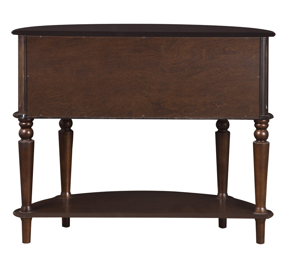 Rainier Brown Wood Console Table Aetna Stores