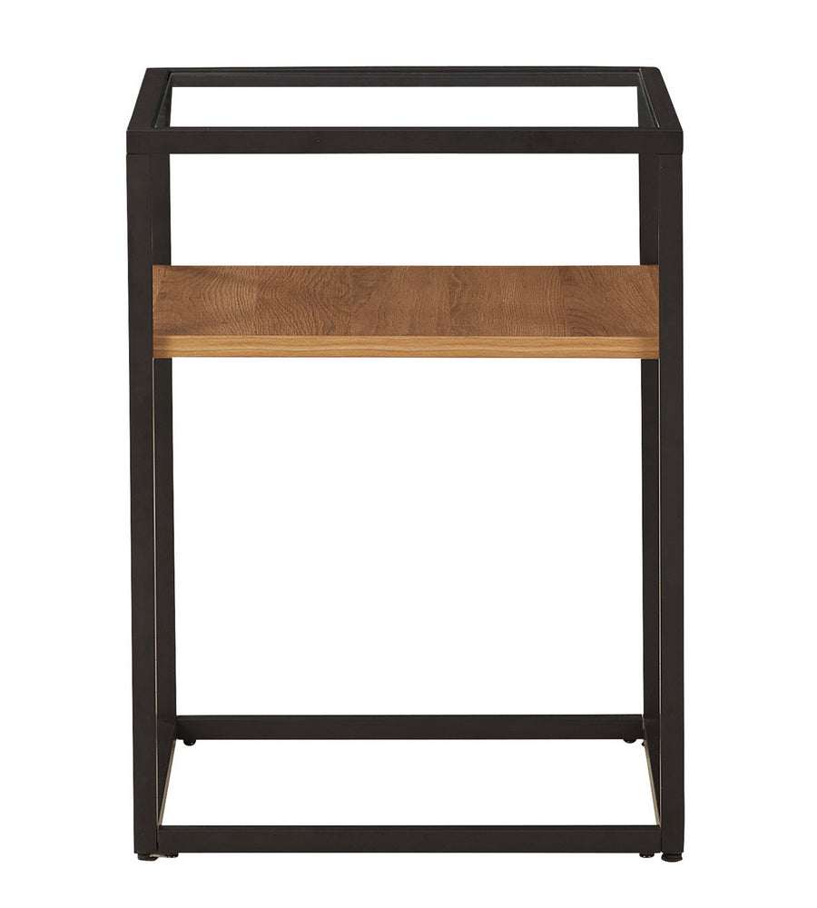 Harrelburg Light Brown/Black Accent Table Aetna Stores