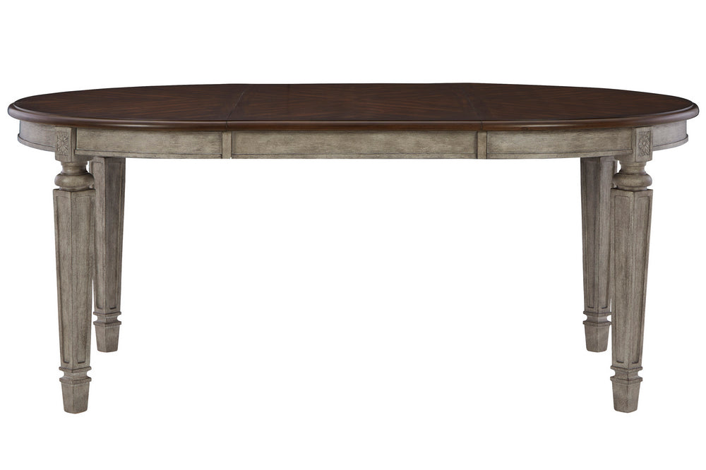 Lodenbay TwoTone Extendable Dining Table Aetna Stores