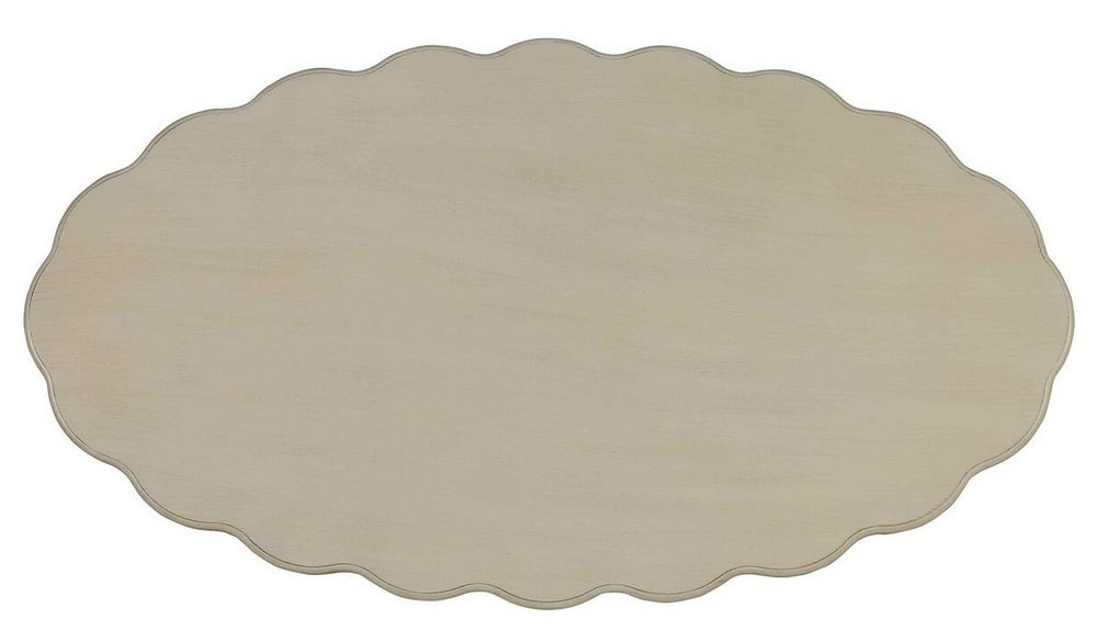 Fordon Antique White Wood Coffee Table Aetna Stores