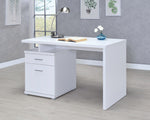 Gurutze White Wood Office Desk