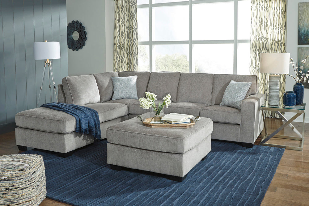 Altari 2-Pc Alloy Chenille LAF Sectional (Oversized)