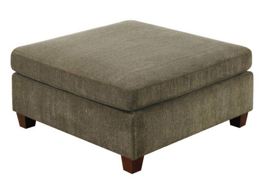 Agnes Tan Chenille Ottoman