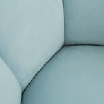 Allora Contemporary Light Blue Velvet Accent Chair