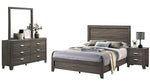 Anastasia 4-Pc Light Brown Wood Twin Bed Set