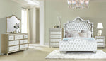 Antonella Ivory/Camel Velvet 7-Dresser Dresser