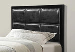 Ario Black Faux Leather/Metal Twin Platform Bed