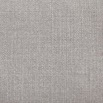 Arlene Light Gray Linen-like Fabric Ottoman