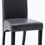 Art 2 Dark Gray Faux Leather/Wood Side Chairs