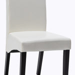 Art 2 Eggshell Faux Leather/Wood Side Chairs