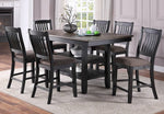 Artemis 2 Dark Coffee Fabric/Wood Counter Height Chairs