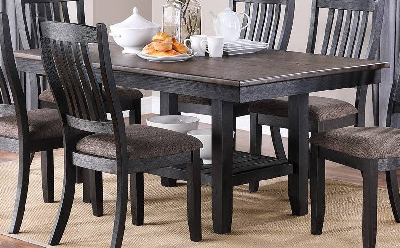 Artemis Dark Coffee Wood Rectangular Dining Table