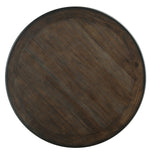 Asher Brown/Black Wood Round Counter Height Table