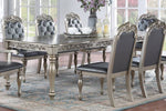 Astraea Silver Wood Extendable Dining Table