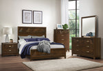 Aziel Walnut Wood 6-Drawer Dresser