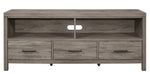 Bainbridge Weathered Gray Wood 3-Drawer TV Stand