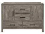 Bainbridge Weathered Gray Wood 4-Drawer Server