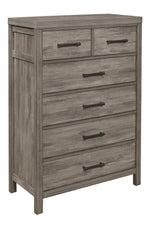 Bainbridge Weathered Gray Wood 6-Drawer Chest