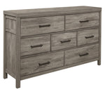 Bainbridge Weathered Gray Wood 7-Drawer Dresser