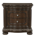 Beddington Dark Cherry Wood Nightstand