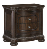 Beddington Dark Cherry Wood Nightstand