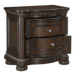 Beddington Dark Cherry Wood Nightstand