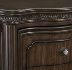 Beddington Dark Cherry Wood Nightstand