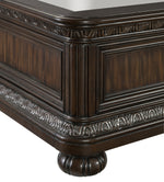 Beddington Dark Cherry Wood Queen Bed