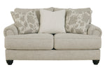 Asanti Fog Fabric Loveseat