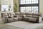 Cavalcade Manual Recliner Sectional (Oversized)