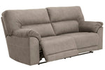 Cavalcade Slate 2-Seat Manual Recliner Sofa (Oversized)