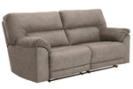 Cavalcade Slate 2-Seat Manual Recliner Sofa (Oversized)