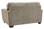 McCluer Mocha Fabric Loveseat