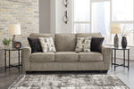 McCluer Mocha Fabric Sofa