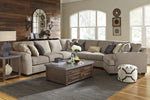 Pantomine 5-Pc Driftwood Fabric Sectional Sofa with RAF Cuddler