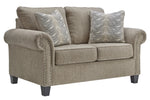 Shewsbury Pewter Chenille Loveseat