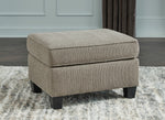 Shewsbury Pewter Chenille Ottoman