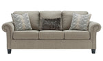 Shewsbury Pewter Chenille Sofa (Oversized)