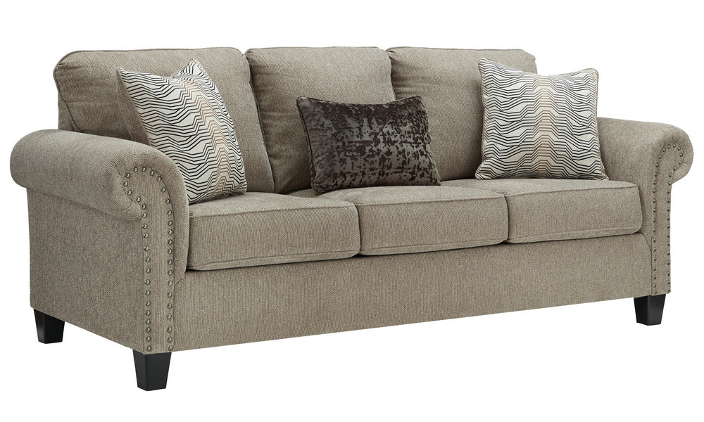 Shewsbury Pewter Chenille Sofa (Oversized)