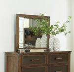 Wyattfield Brown Wood Dresser Mirror