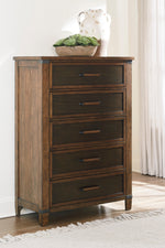 Wyattfield Two-Tone Wood 5-Drawer Chest