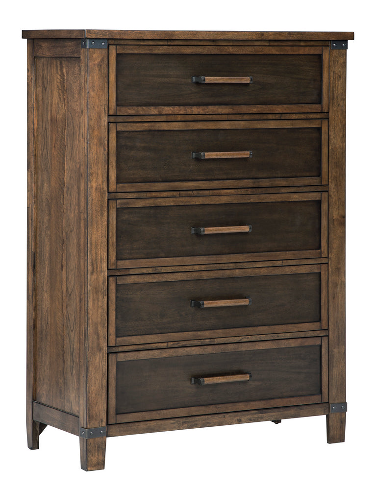 Wyattfield Two-Tone Wood 5-Drawer Chest