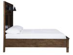 Wyattfield Two-Tone Wood King Storage Bed