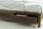 Wyattfield Two-Tone Wood King Storage Bed