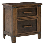 Wyattfield Two-Tone Wood 2-Drawer Nightstand