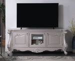 Bently Champagne Wood TV Stand with Floral Motifs