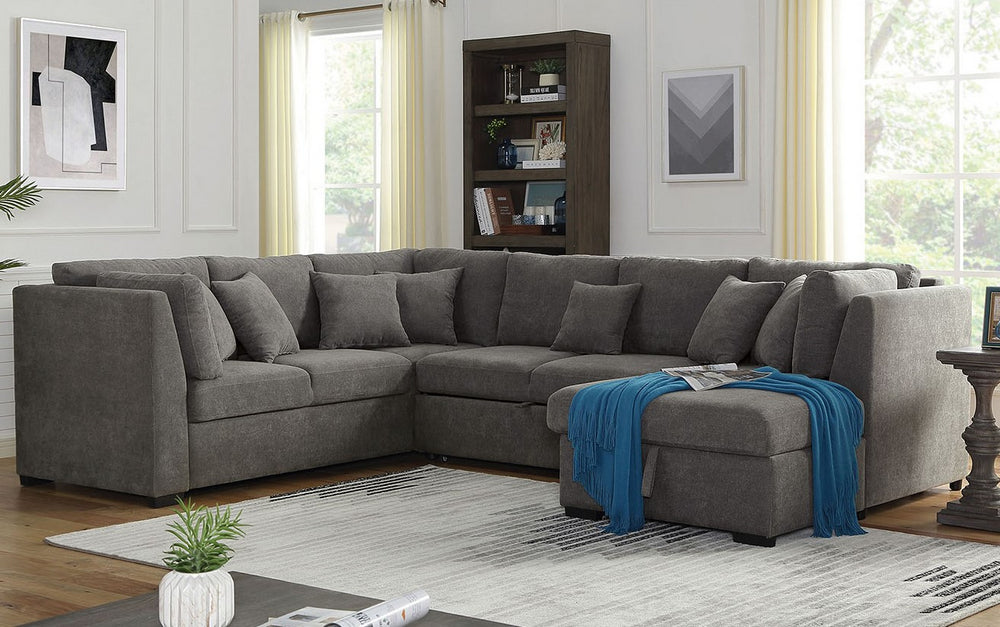 Bethan 3-Pc RAF Sectional w/Pull-Out Sleeper