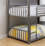 Bettina Metallic Gold Twin Triple Bunk Bed