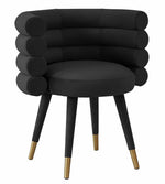 Betty Modern Black Velvet Arm Chair